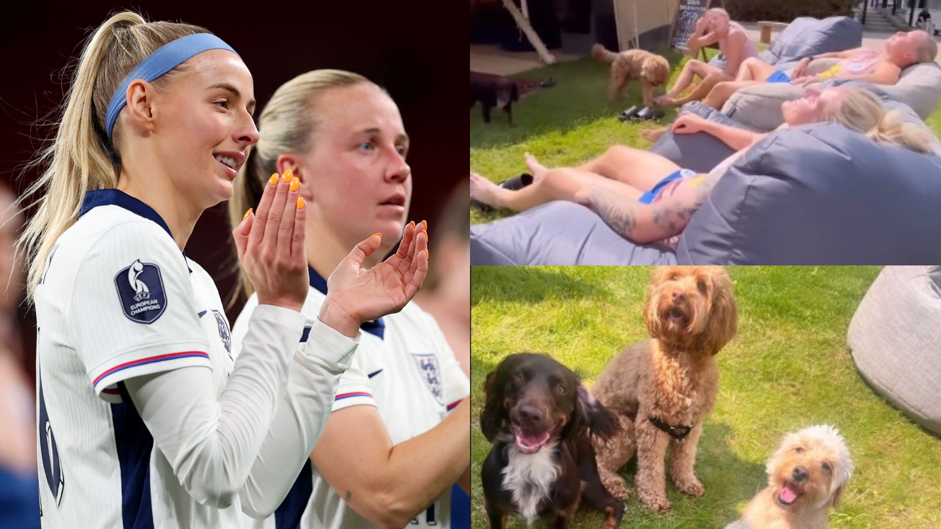 Chloe Kelly Beth Mead Doggy day care