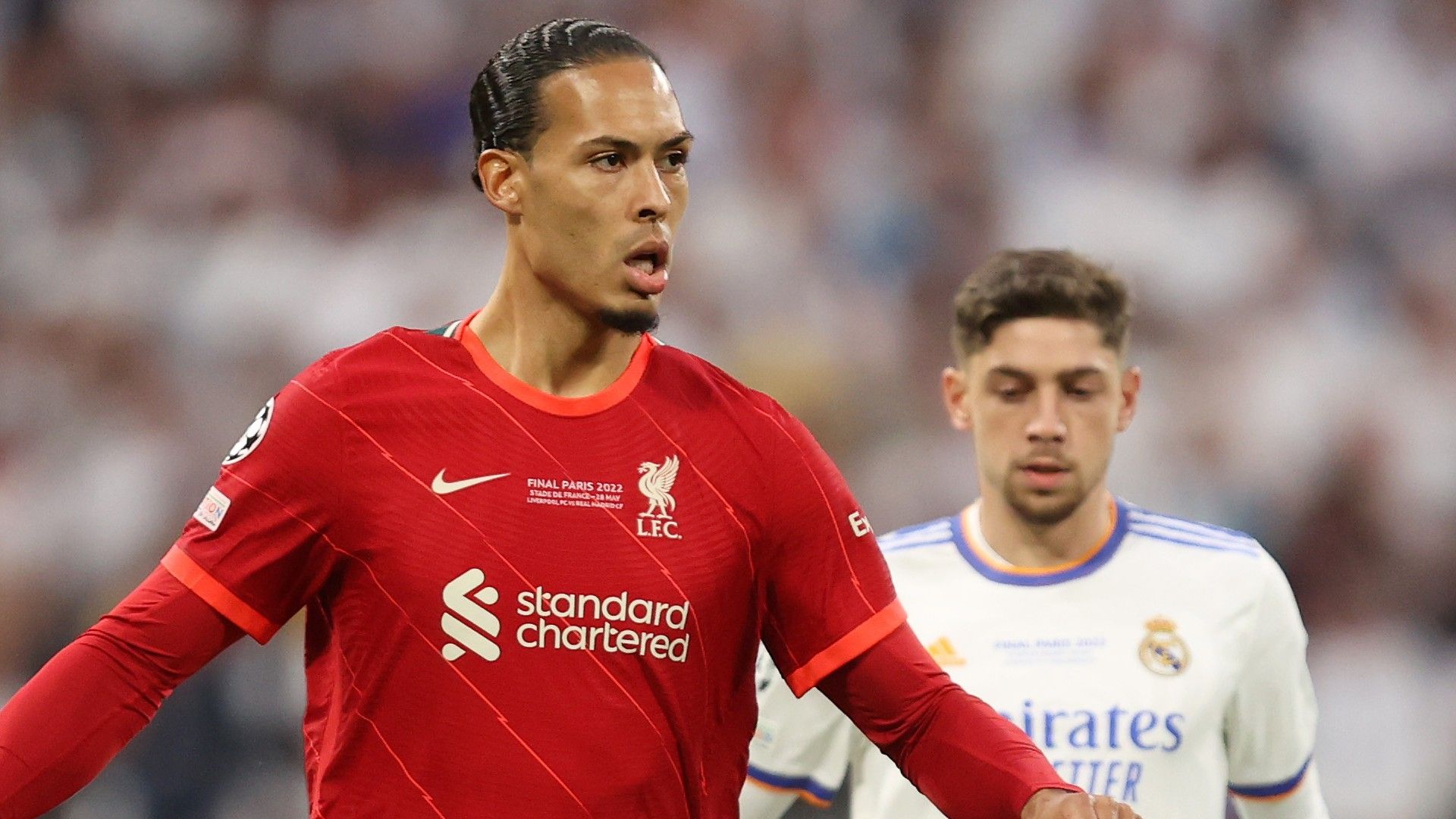 Virgil van Dijk Liverpool Champions League final 2022