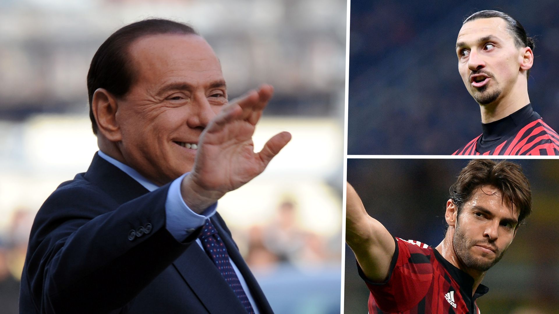 Silvio Berlusconi Zlatan Ibrahimovic Kaka