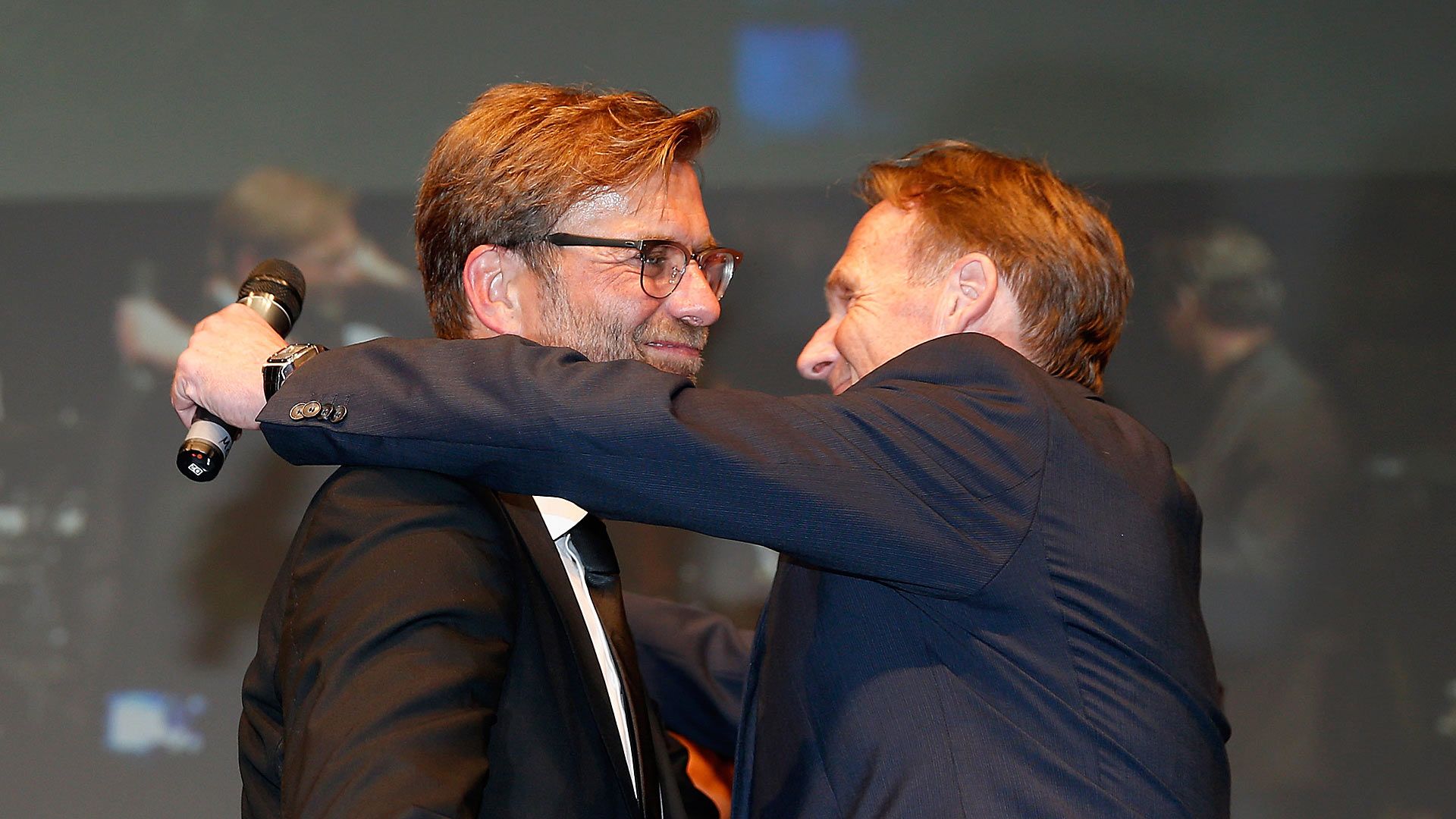 Jürgen Klopp Jurgen Klopp Hans-Joachim Watzke Borussia Dortmund DFB-Pokal 3052015