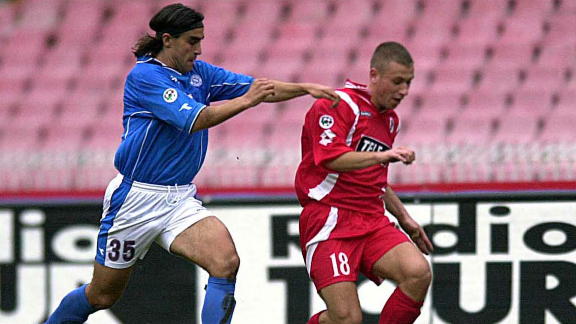 Claudio Daniel Husain Antonio Cassano Napoli Bari Serie A 2000