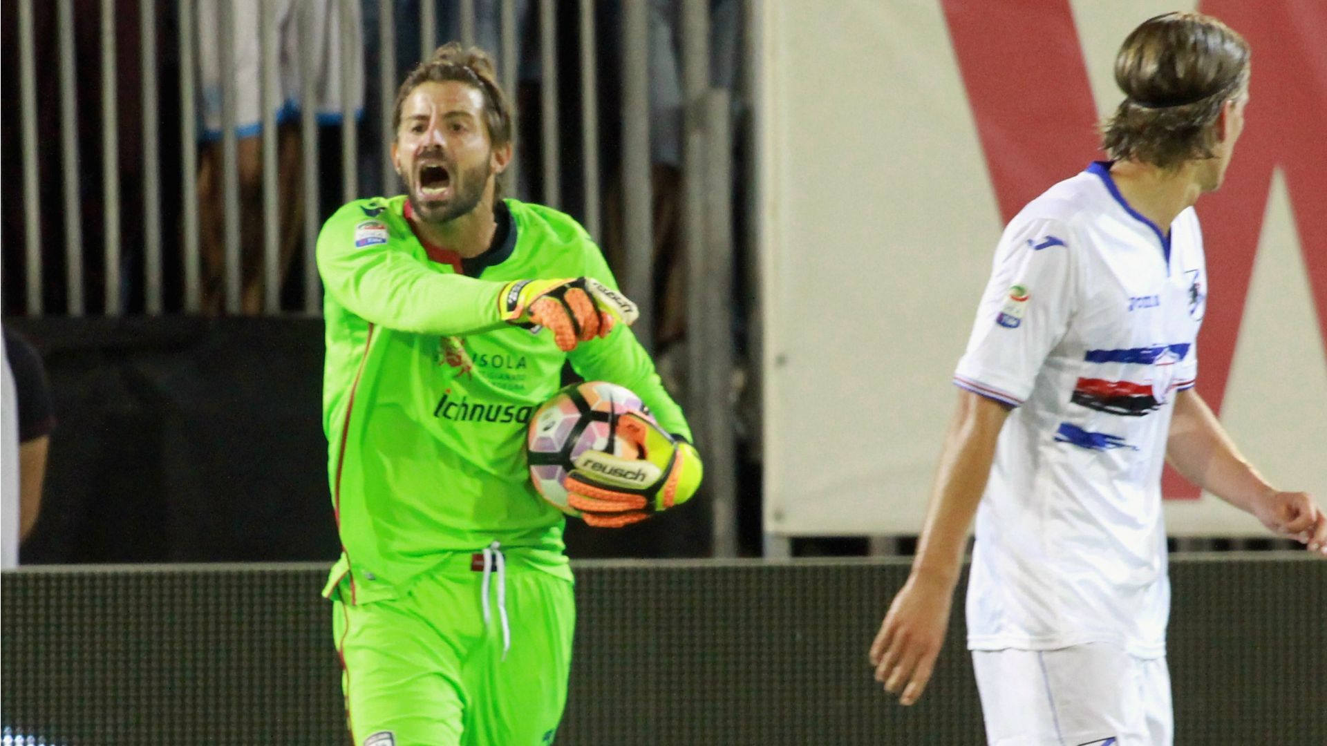 Marco Storari Cagliari Sampdoria Serie A 2016-17
