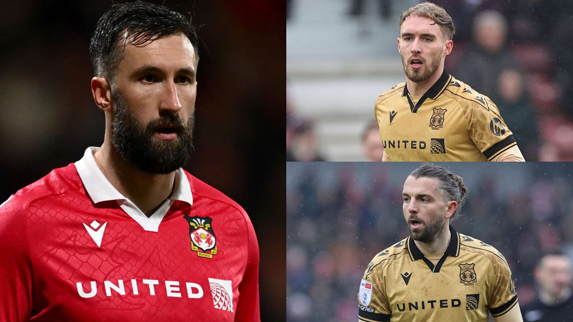 Ollie Palmer Sam Smith Jay Rodriguez Wrexham 2024-25