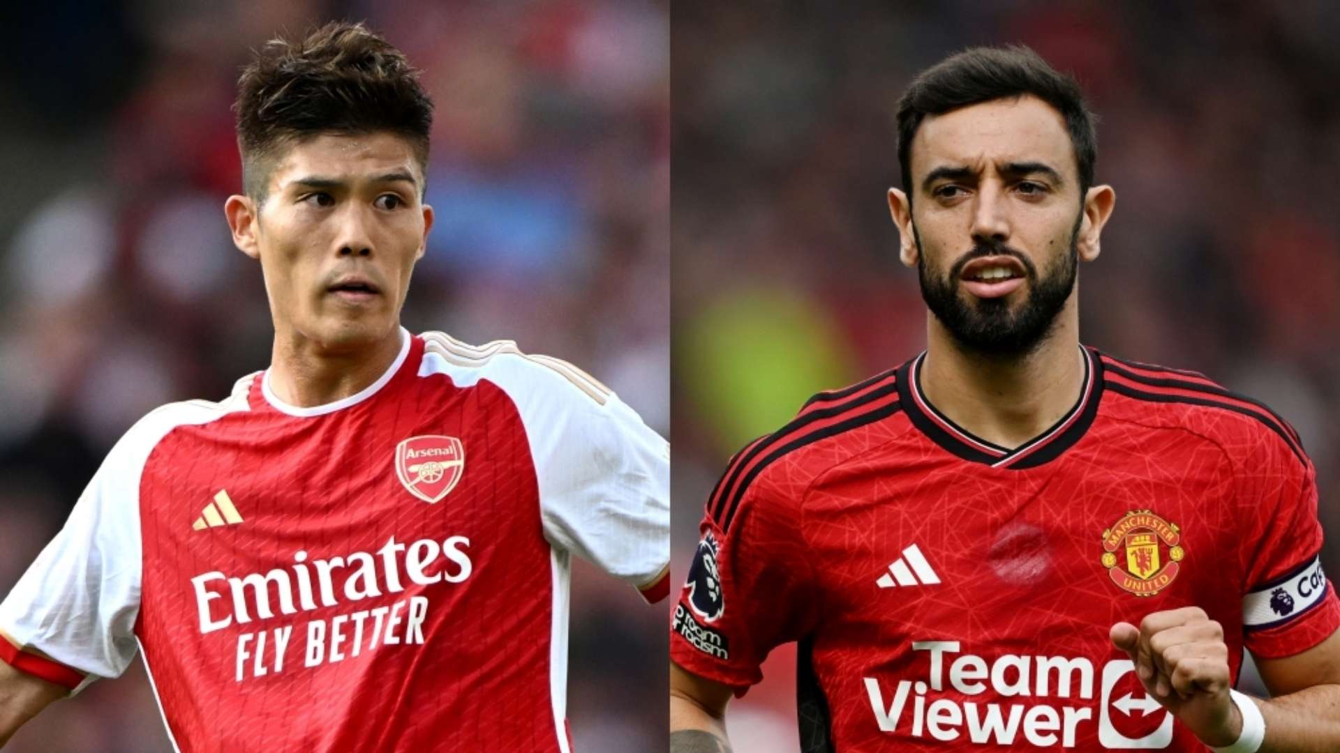 Takehiro Tomiyasu Arsenal Bruno Fernandes Man United