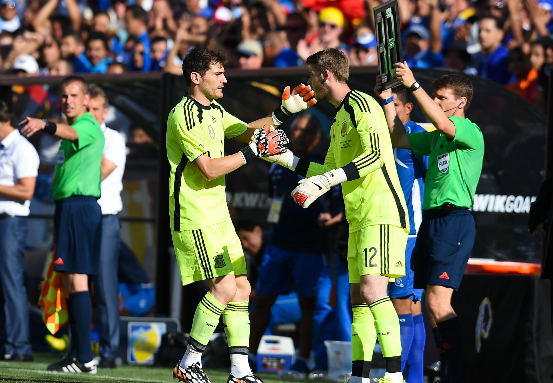 Iker Casillas David de Gea El Salvador Spain International Friendly 06072014