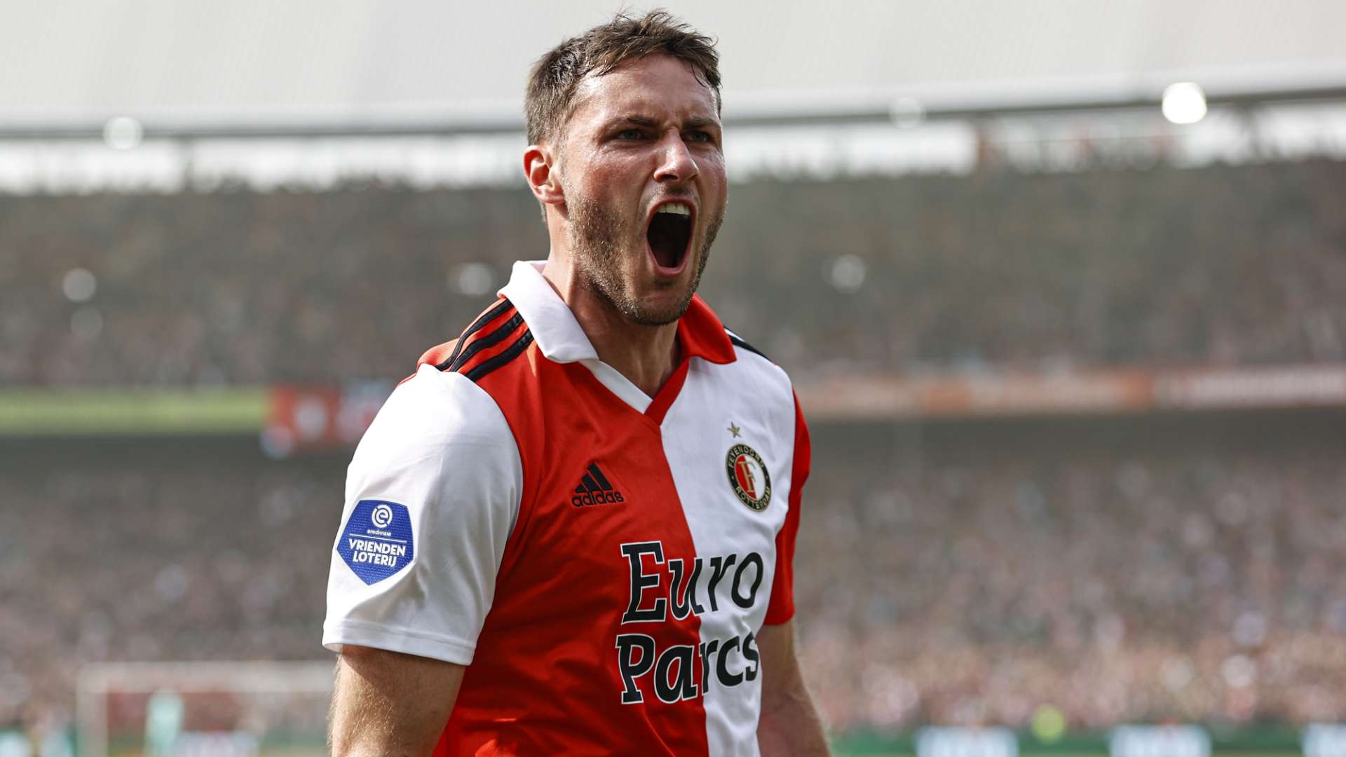 Santiago Giménez con Feyenoord 2022-2023