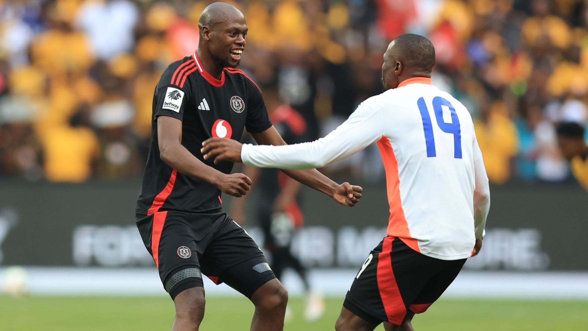 Evidence Makgopa and Tshegofatso Mabasa, Orlando Pirates