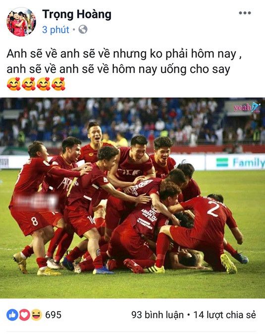 ĐT Việt Nam ăn mừng sau trận Jordan