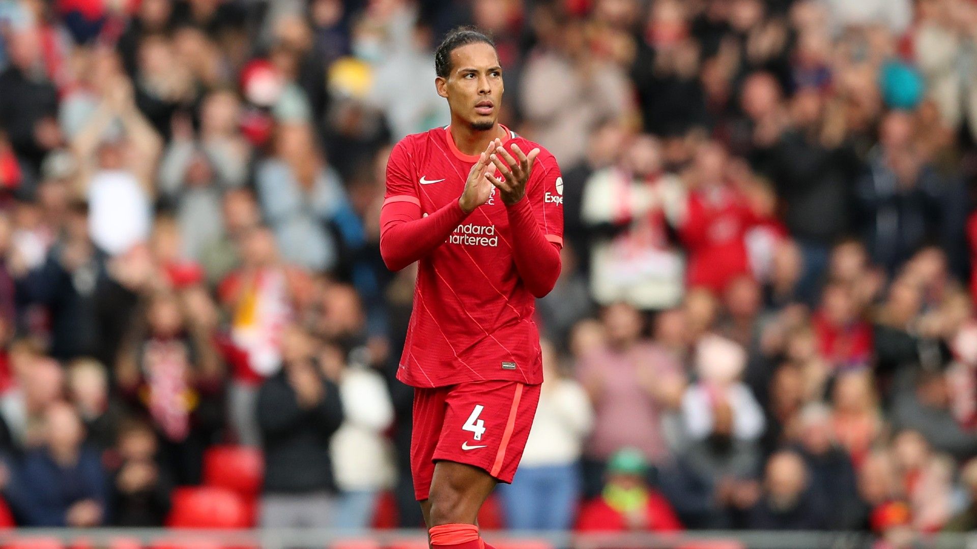 Virgil van Dijk Liverpool vs Athletic Club pre-season friendly 2021-22