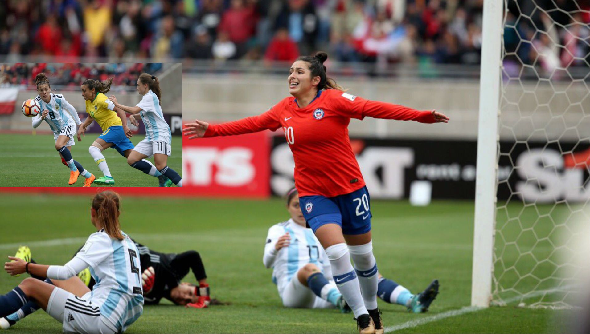 Chile Argentina Copa América Femenina 2018 - Maryorie Hernández Brasil