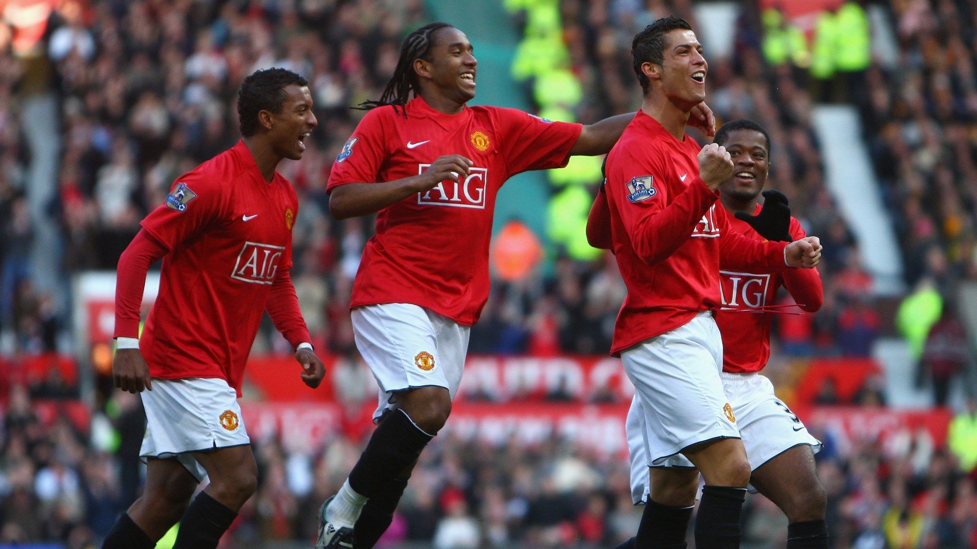 Cristiano Ronaldo Anderson Nani Patrice Evra Man Utd