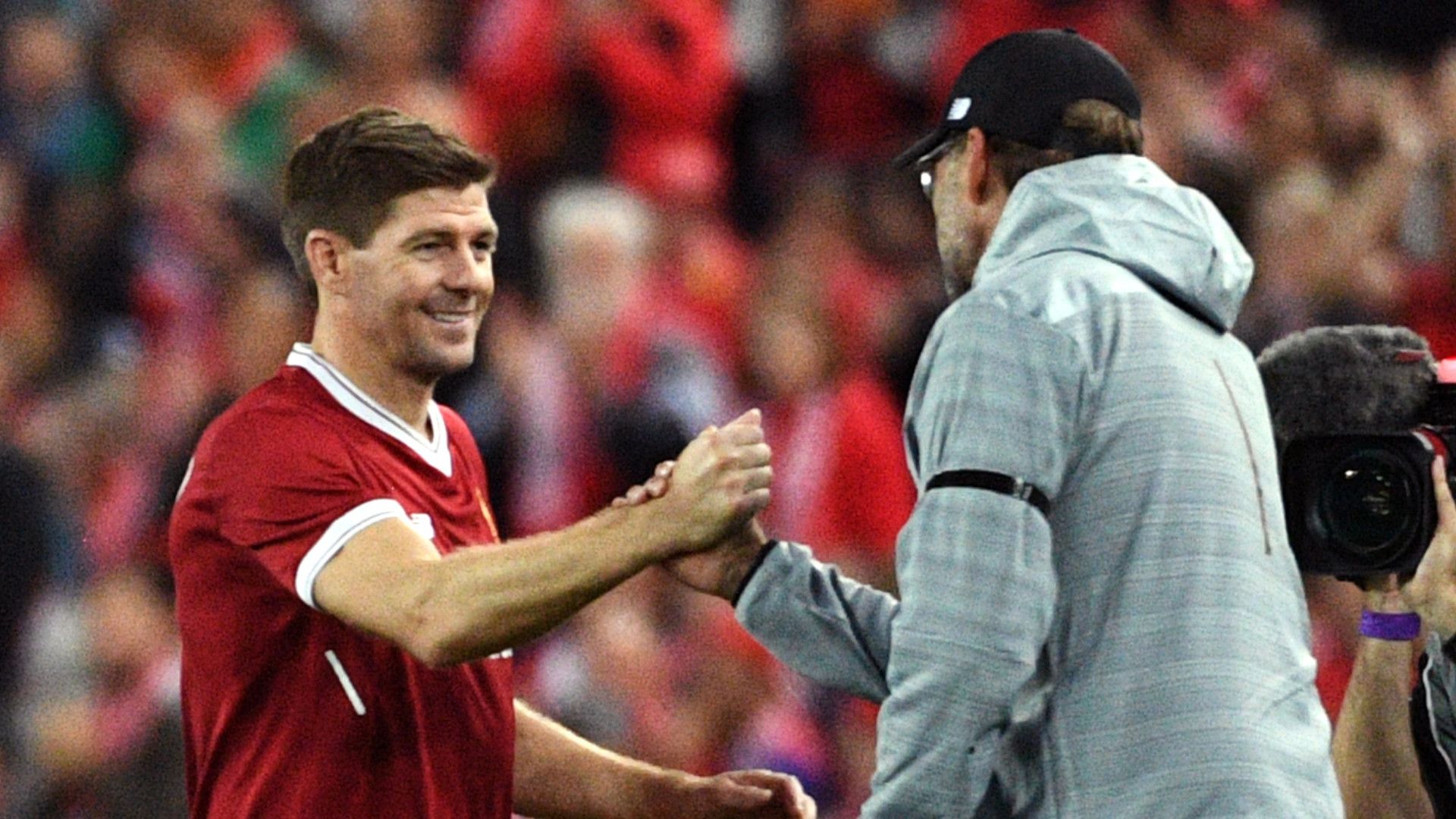 STEVEN GERRARD JÜRGEN KLOPP LIVERPOOL 