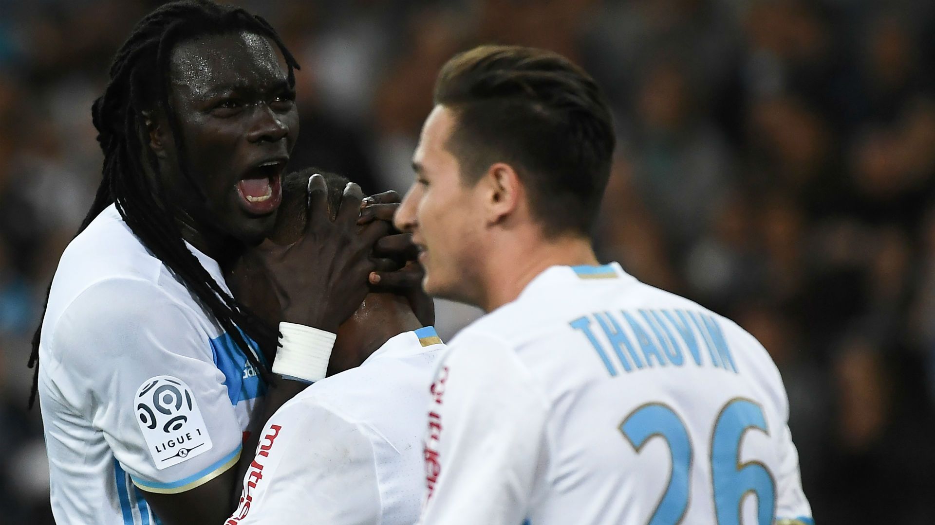 Bafetimbi Gomis Florian Thauvin Marseille Saint-Etienne Ligue 1 16042017