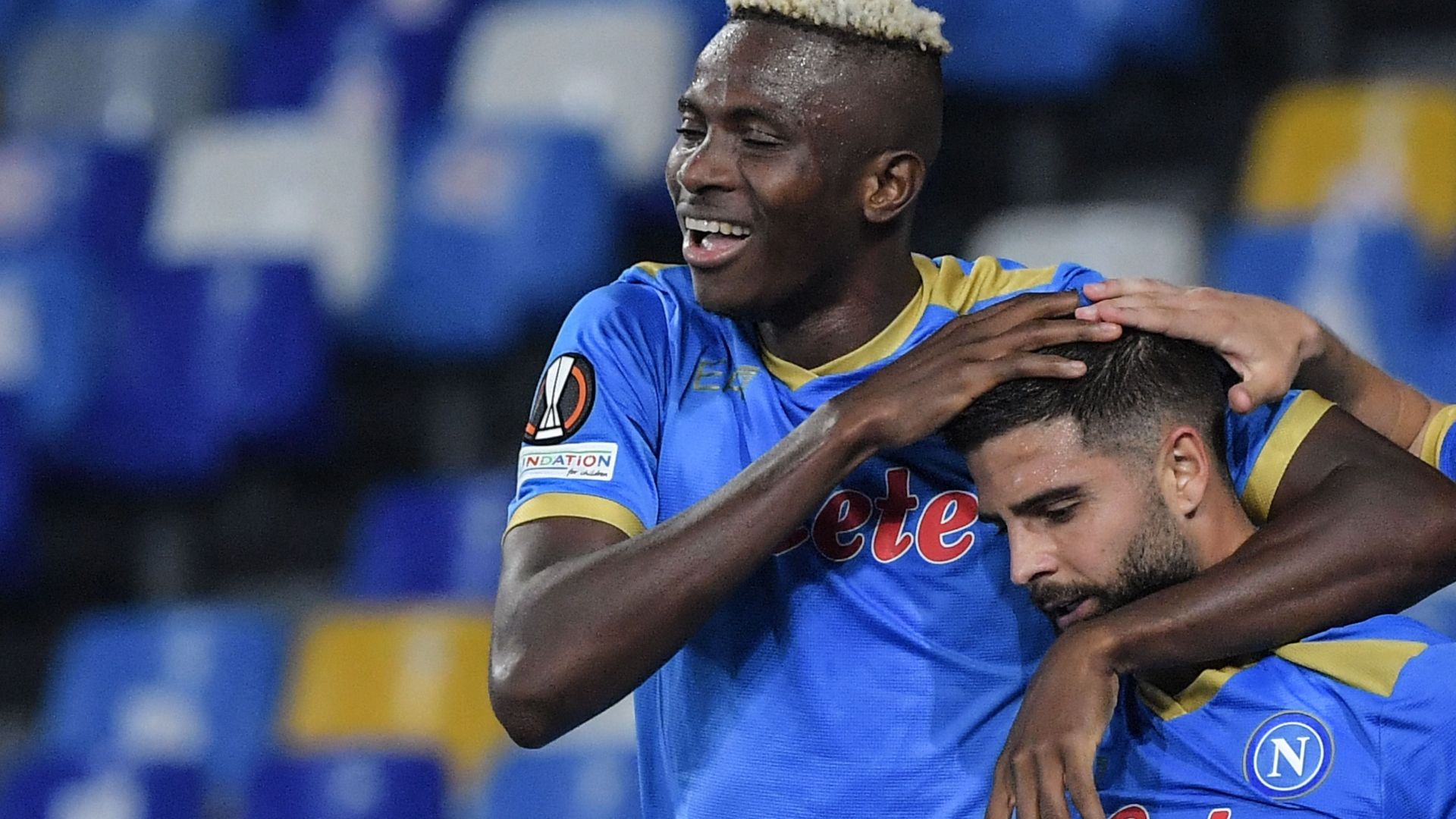 Osimhen Insigne Napoli Legia Varsavia Europa League