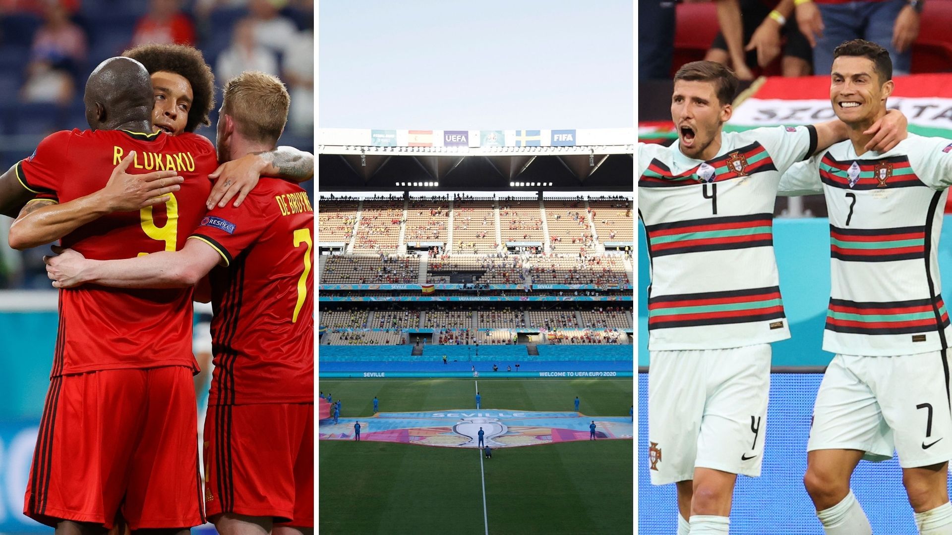 Bélgica y Portugal juegan en La Cartuja