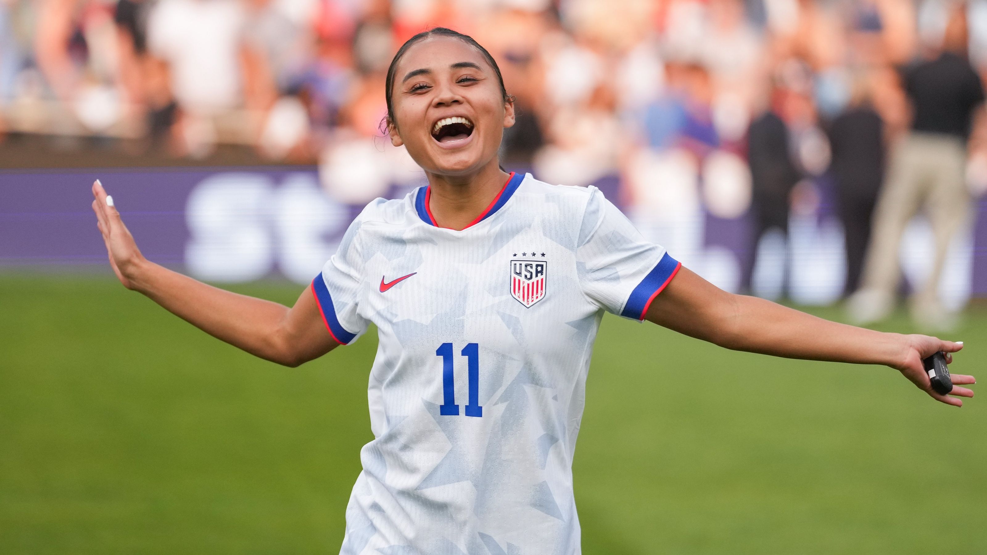 Alyssa Thompson USWNT vs China