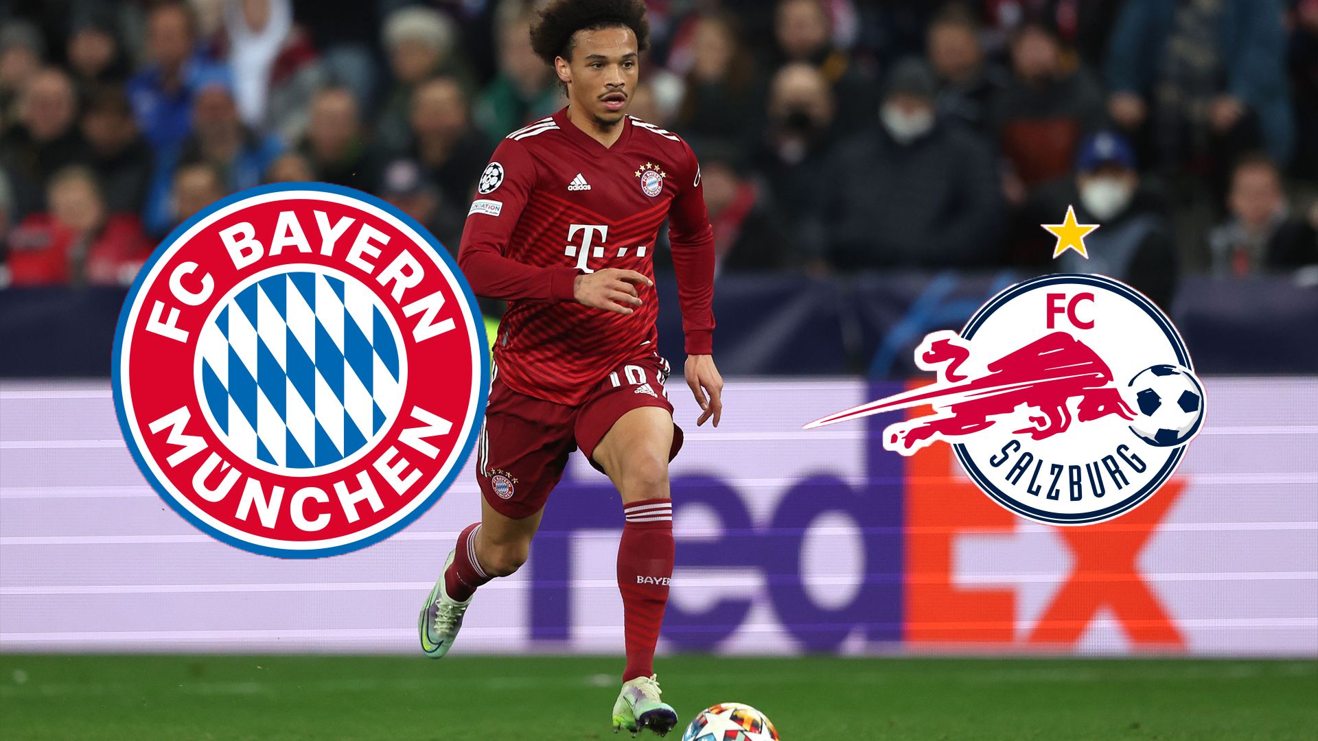 fc bayern münchen rb salzburg leroy sane dribbling champions league 2021 2022