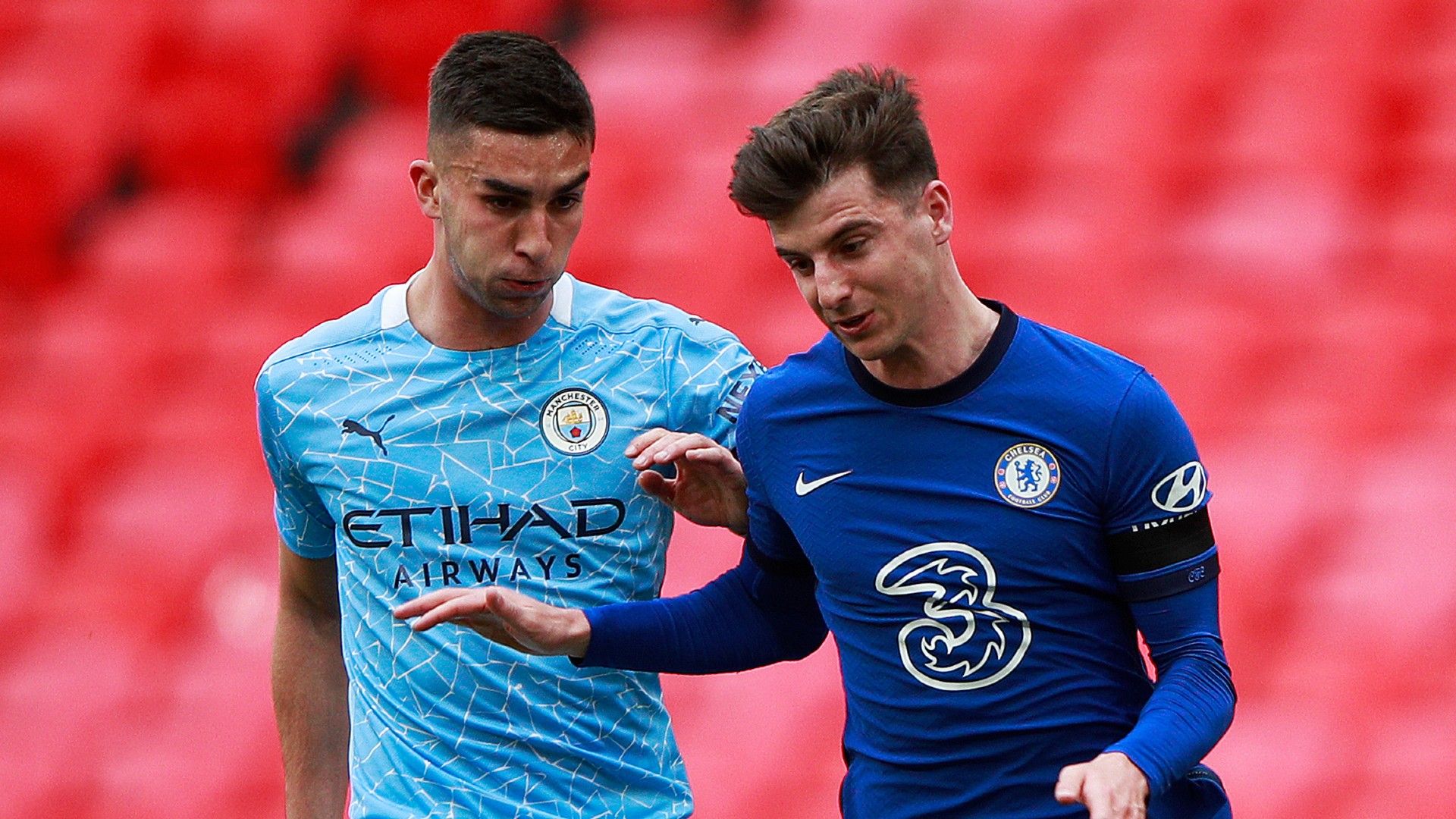 Mason Mount Ferran Torres Chelsea vs Man City FA Cup 2020-21