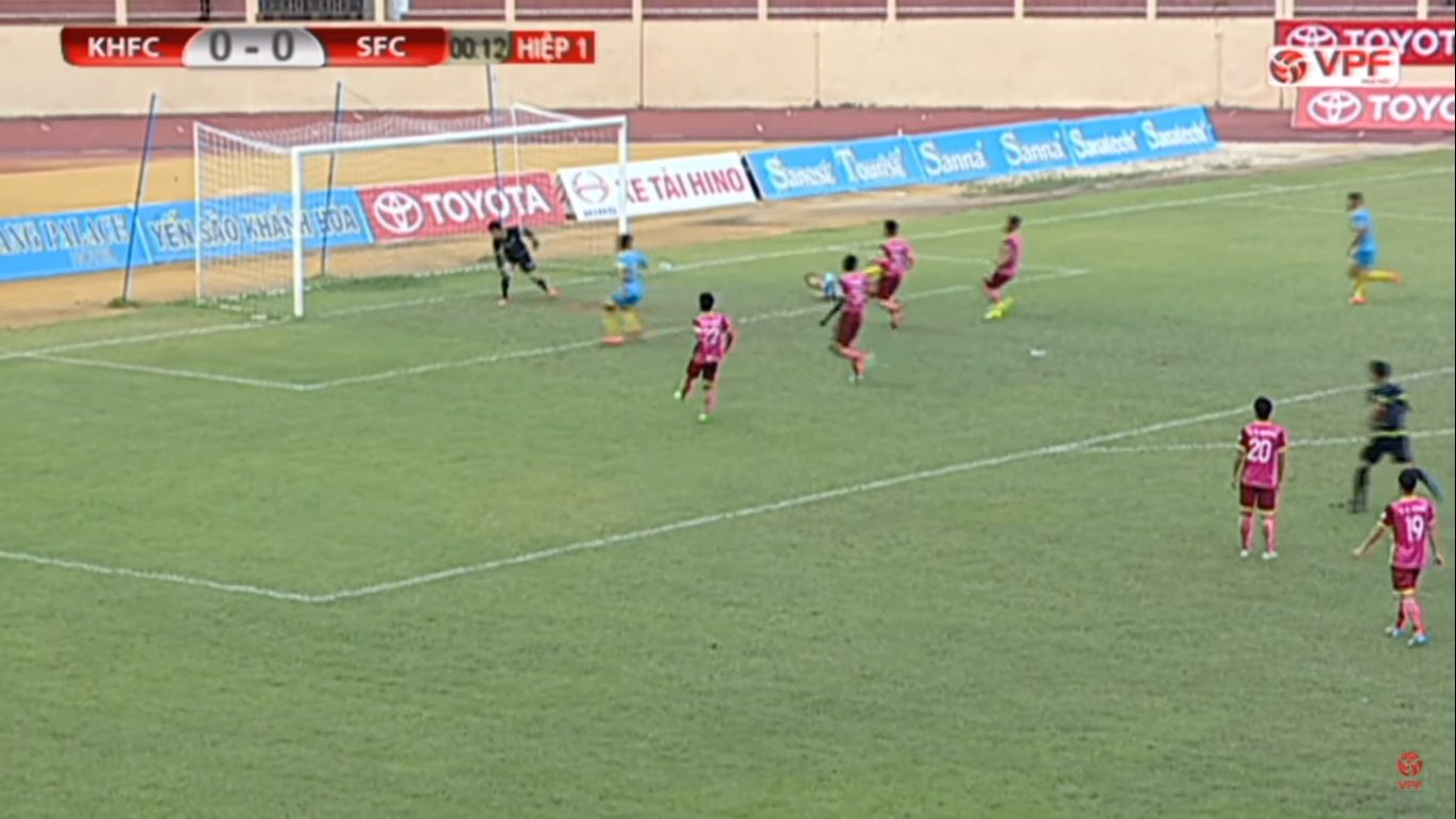 Tran Dinh Kha Sanna Khanh Hoa vs Sai Gon