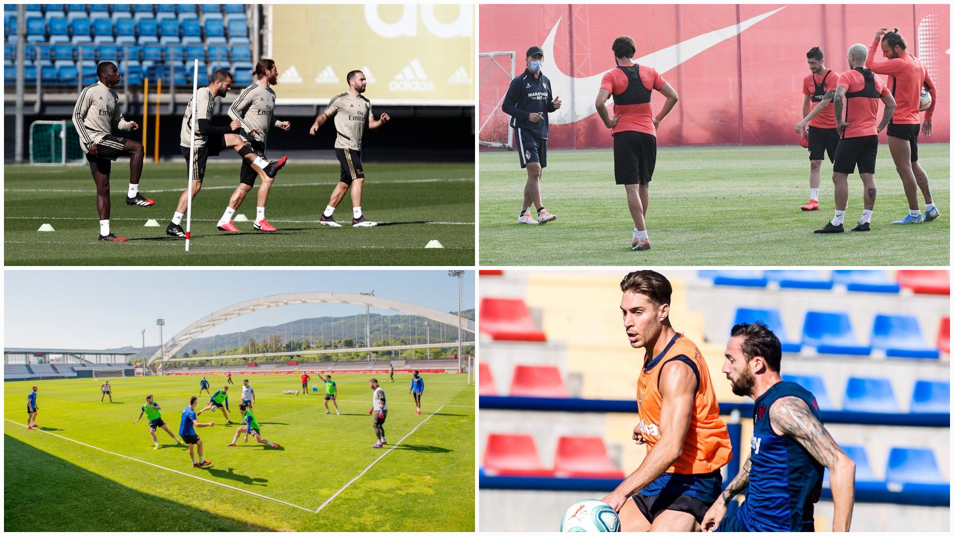 La Liga entrenamientos coronavirus