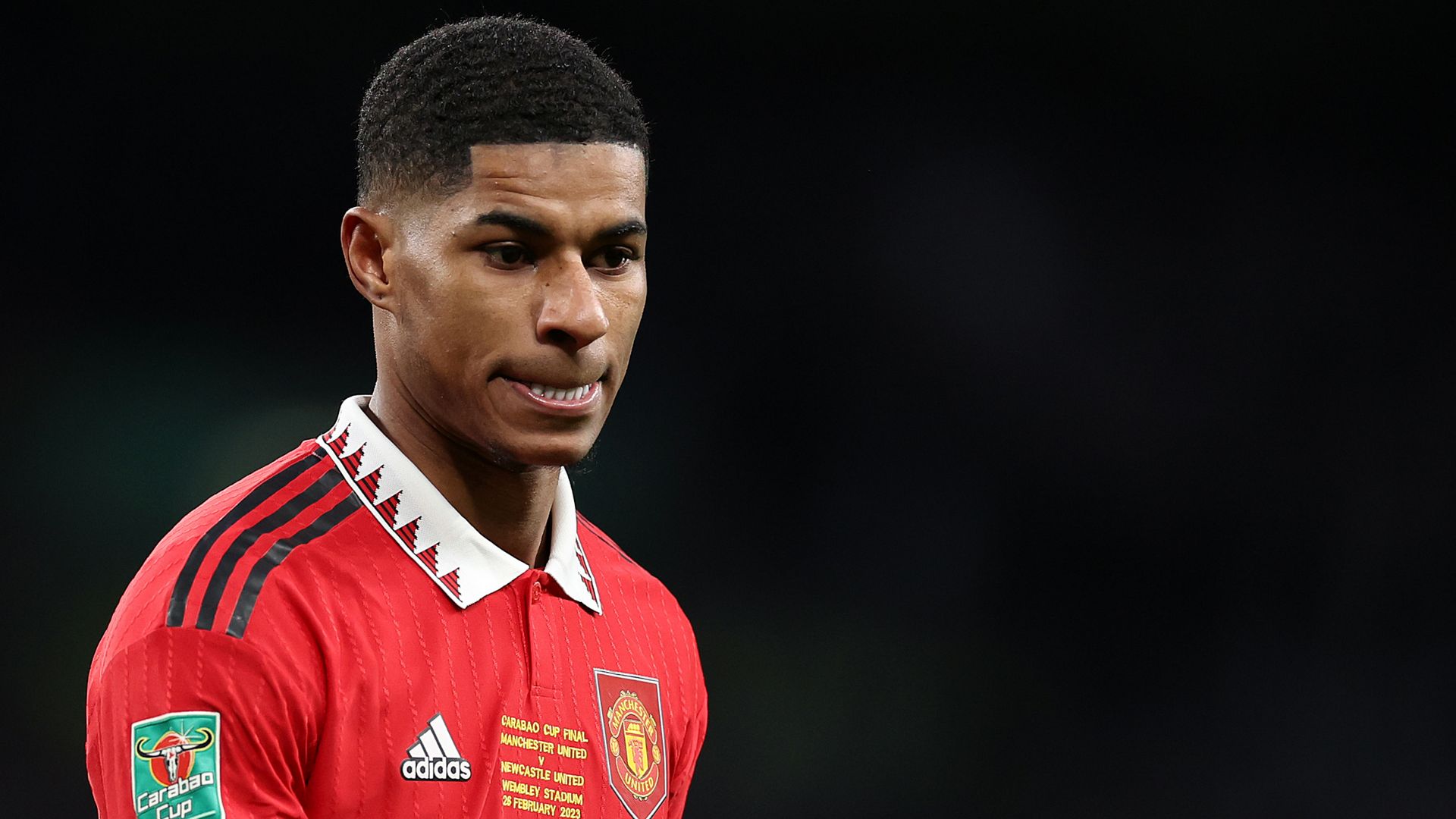 Marcus Rashford Manchester United Carabao Cup final 2023