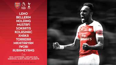 Arsenal vs Tottenham EPL Line Up 021218
