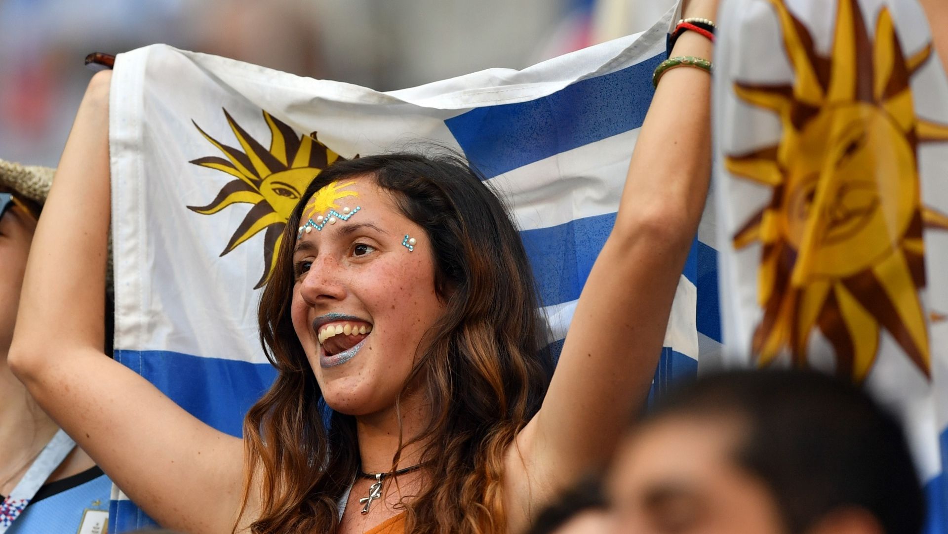 美女サポワールドカップ_ウルグアイvsロシア_ウルグアイ1