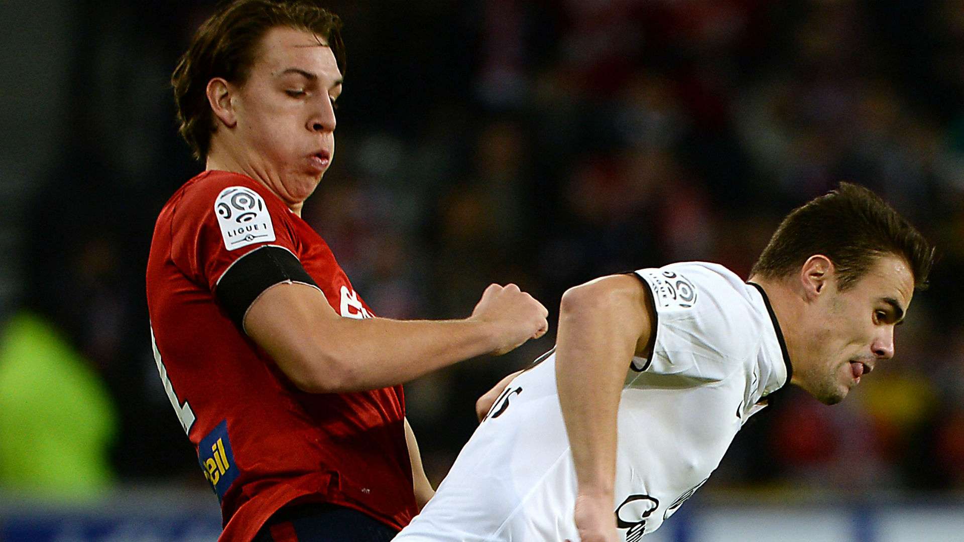 Michael Frey Damien Da Silva Lille Caen Ligue 1 10012015