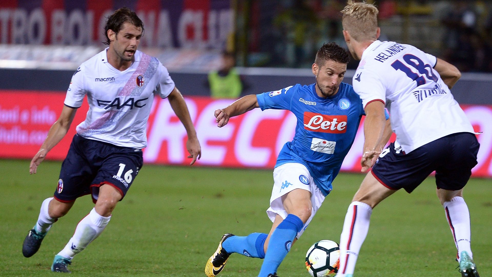 Dries Mertens Bologna Napoli Serie A