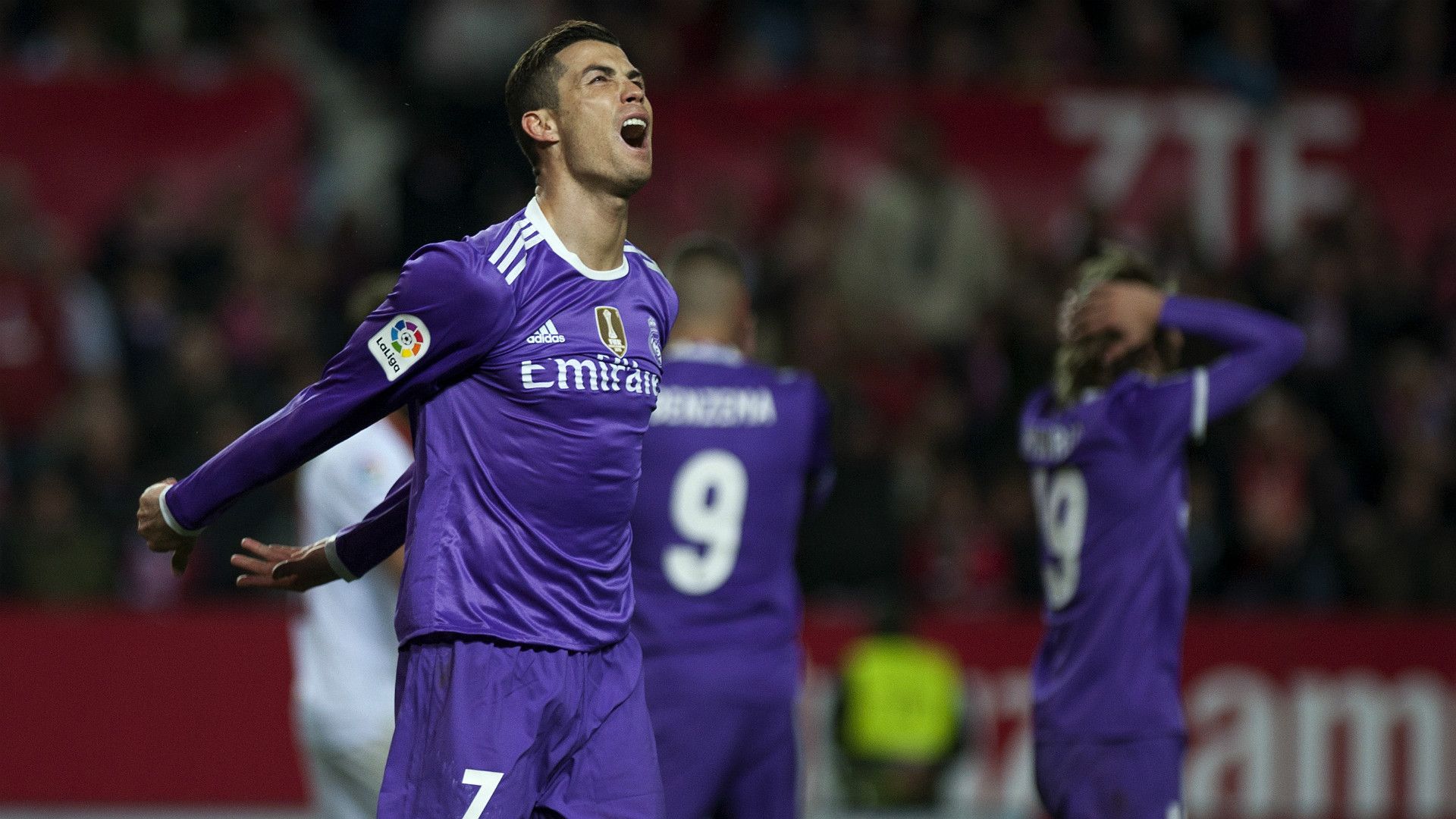 Cristiano Ronaldo Sevilla Real Madrid La Liga 15012017