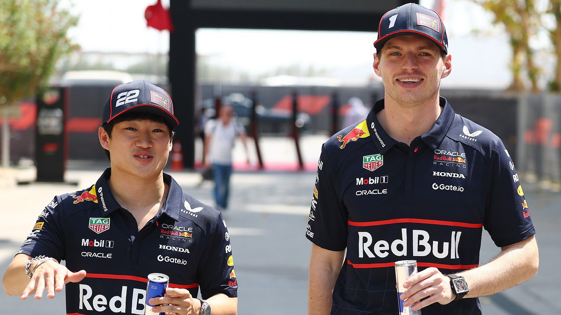 Yuki Tsunoda, Max Verstappen