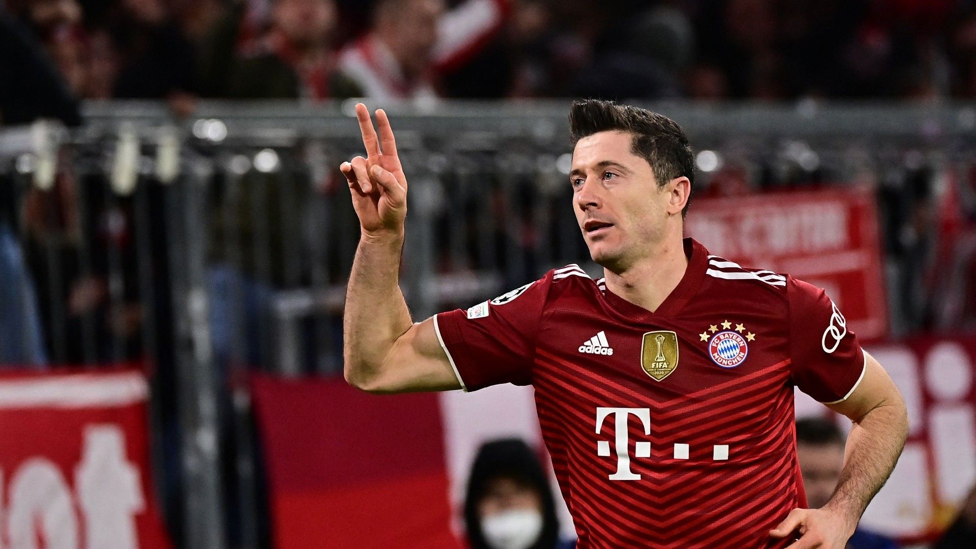 Lewandowski Bayern Benfica 2021