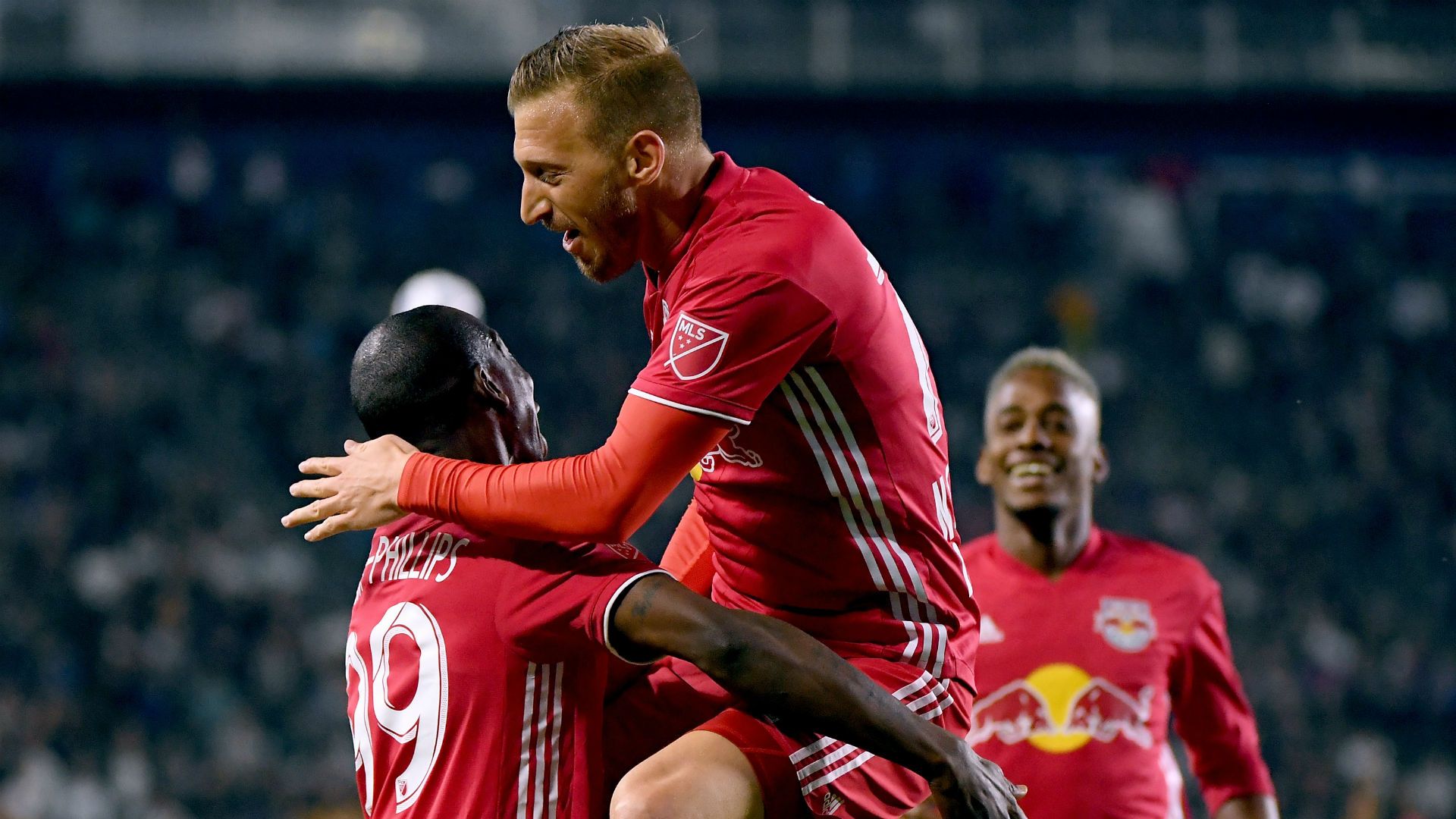 Bradley Wright-Phillips Daniel Royer New York Red Bulls