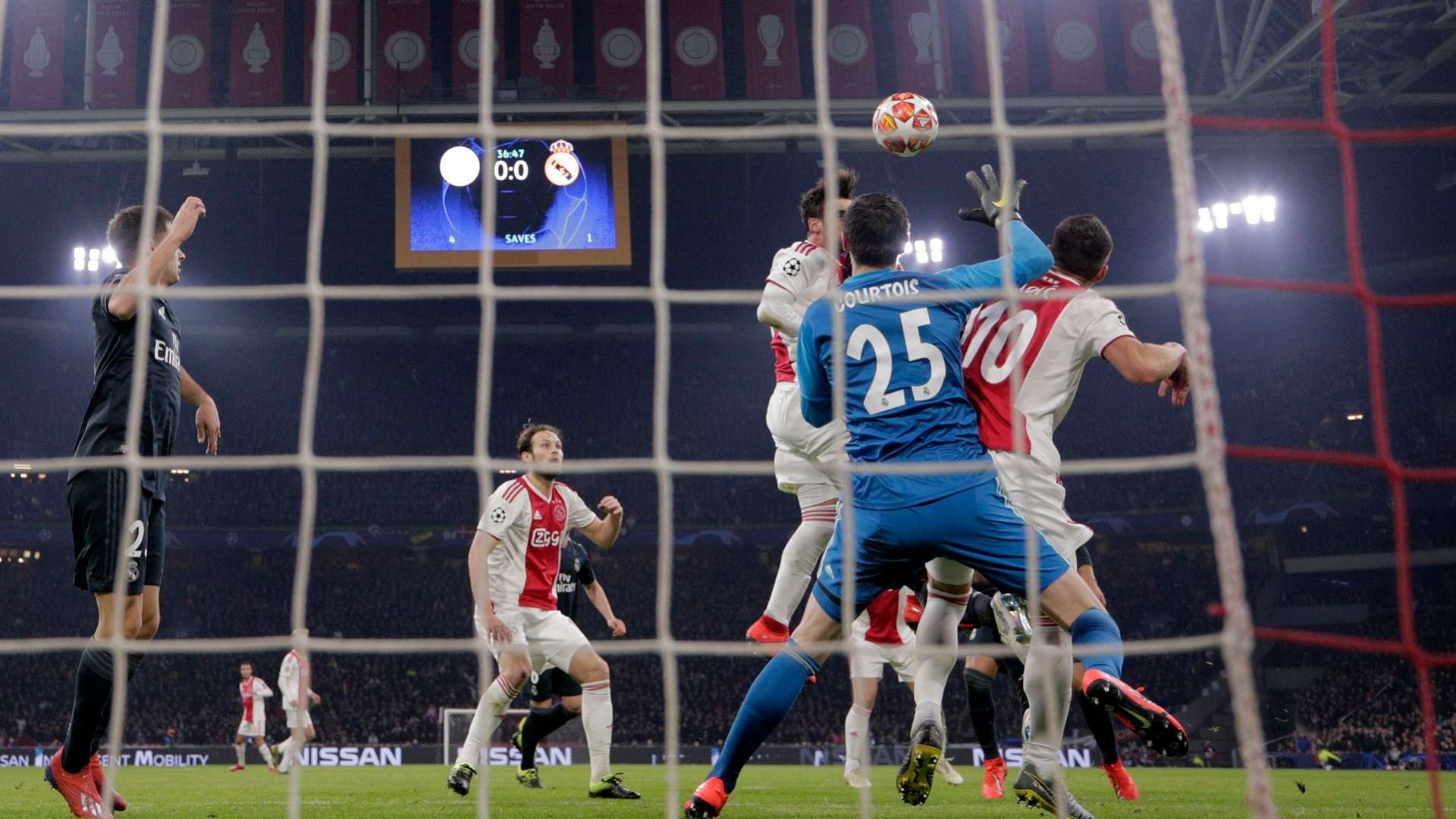 2019-02-14 Tagliafico Tadic Courtois Ajax Real Madrid