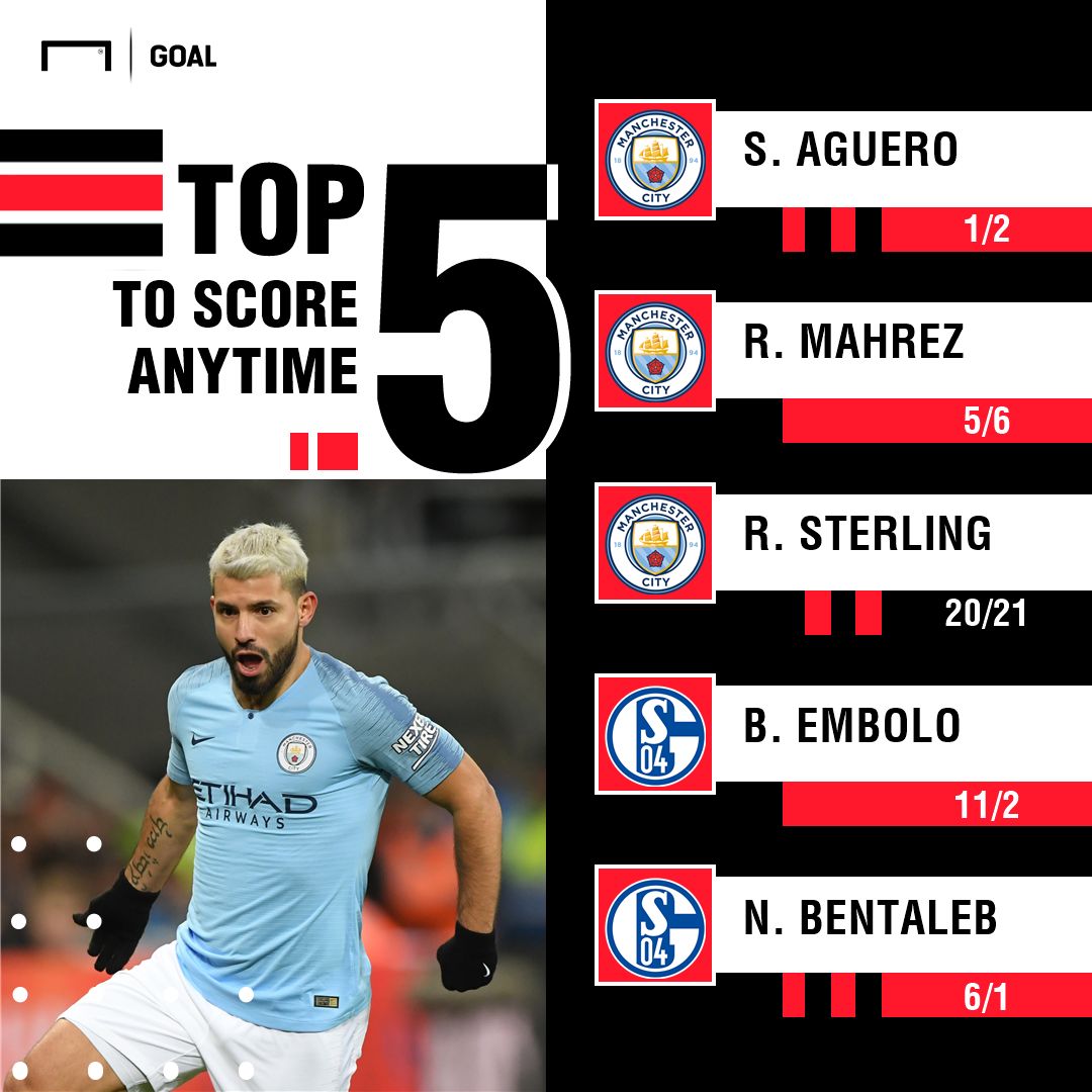 Manchester City Schalke scorers graphic