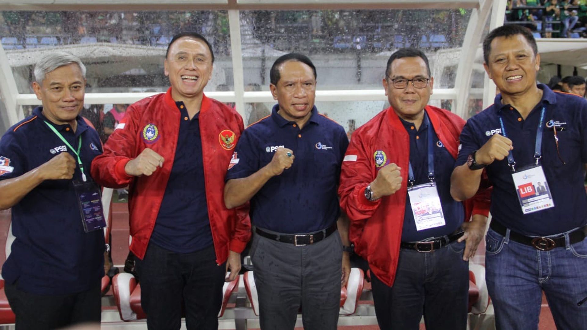 Menpora Zainudin Amali - Iwan Bule PSS - Cucu Soemantri