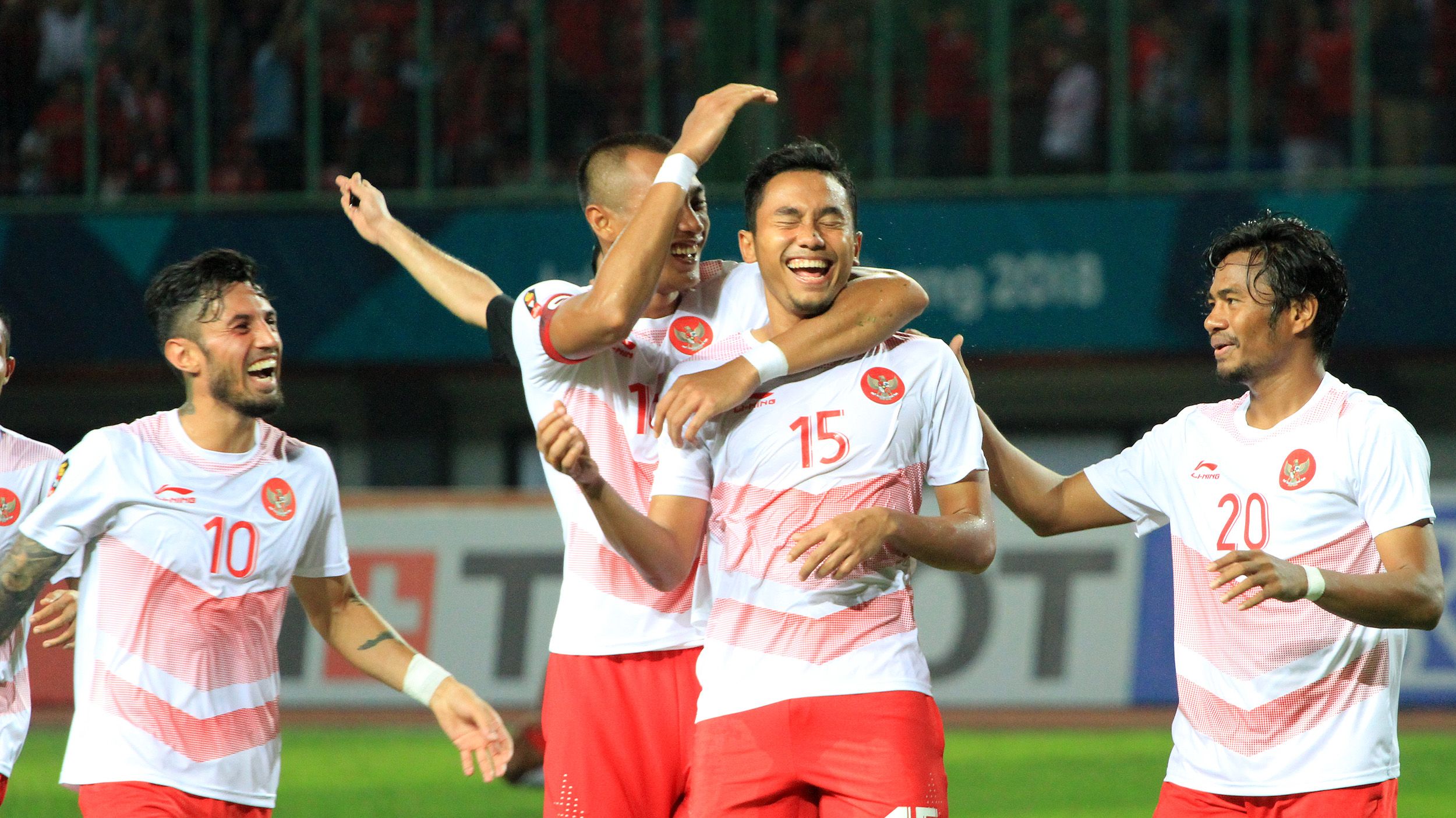 Selebrasi Gol Ricky Fajrin - Indonesia U-23 Asian Games