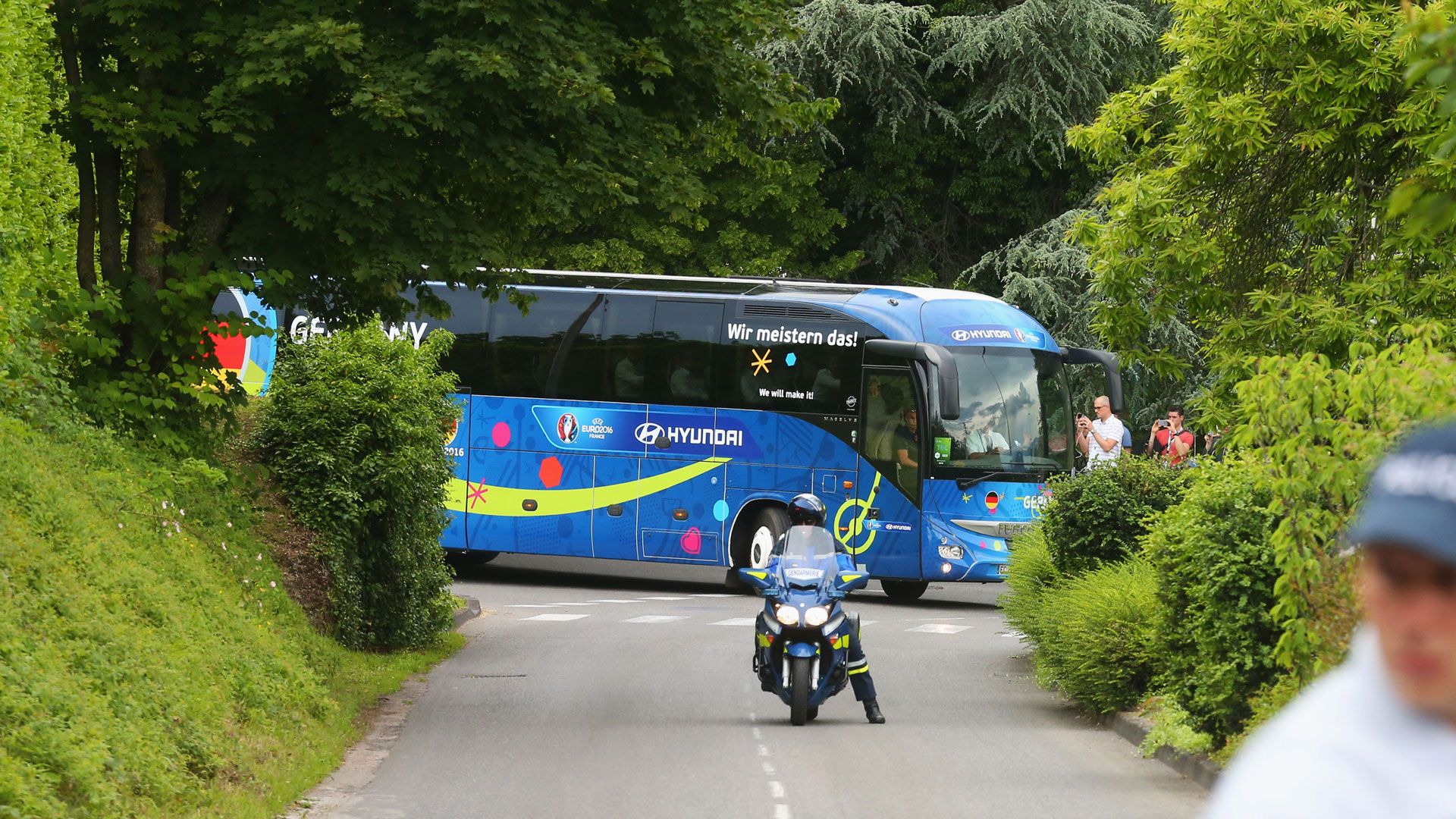 Deutschland DFB EM EURO 2016 Team Bus Germany