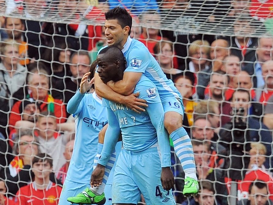 Mario Balotelli, Manchester United vs Manchester City, October 23 2011