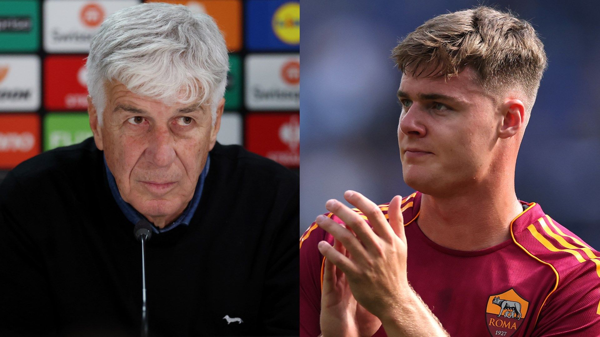 Gian Piero Gasperini Evan Ferguson Roma