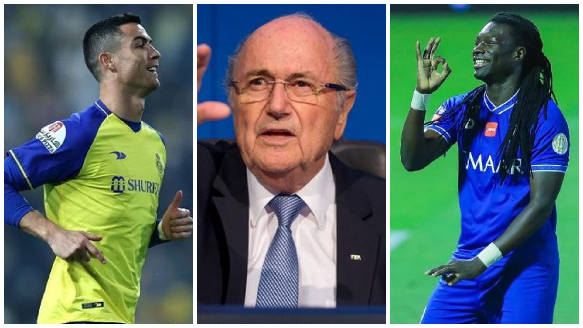 ronaldo - blatter - gomis