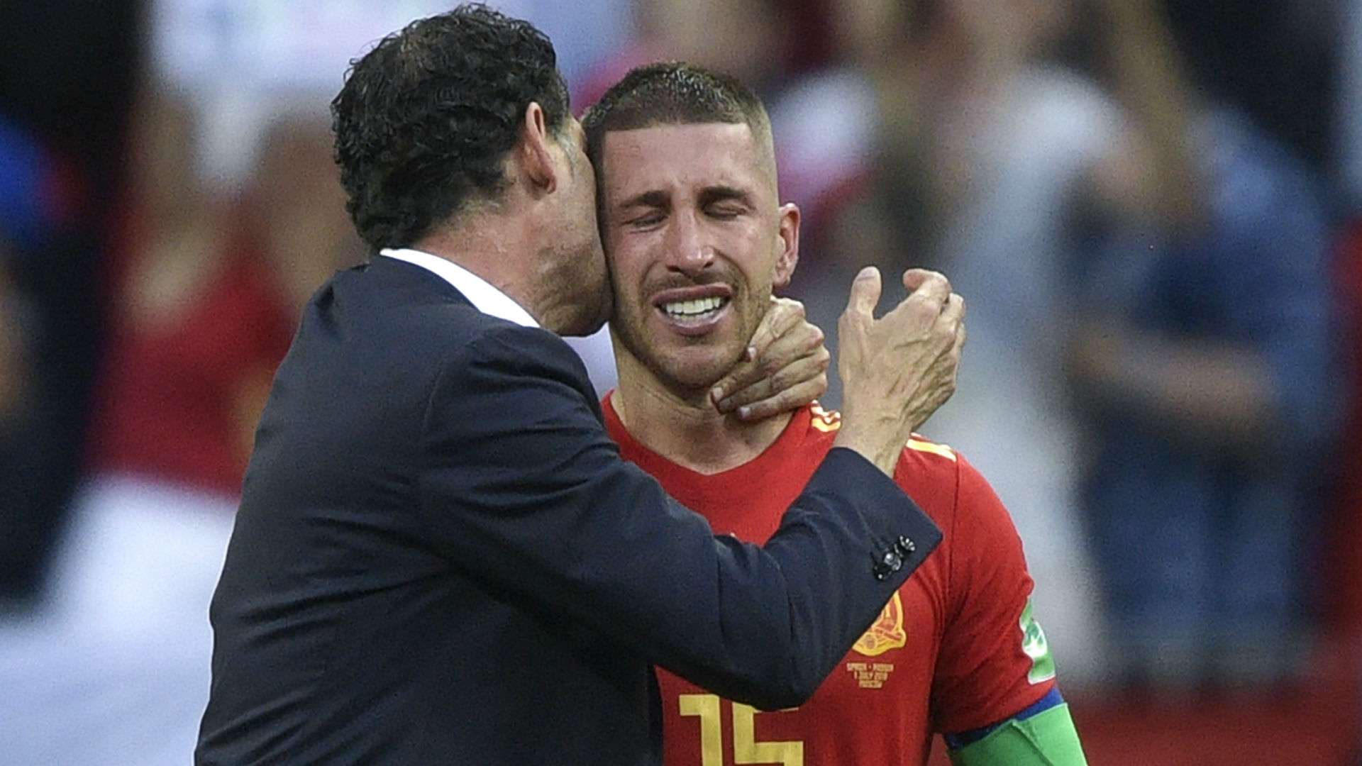 Fernando Hierro Sergio Ramos Spain Russia