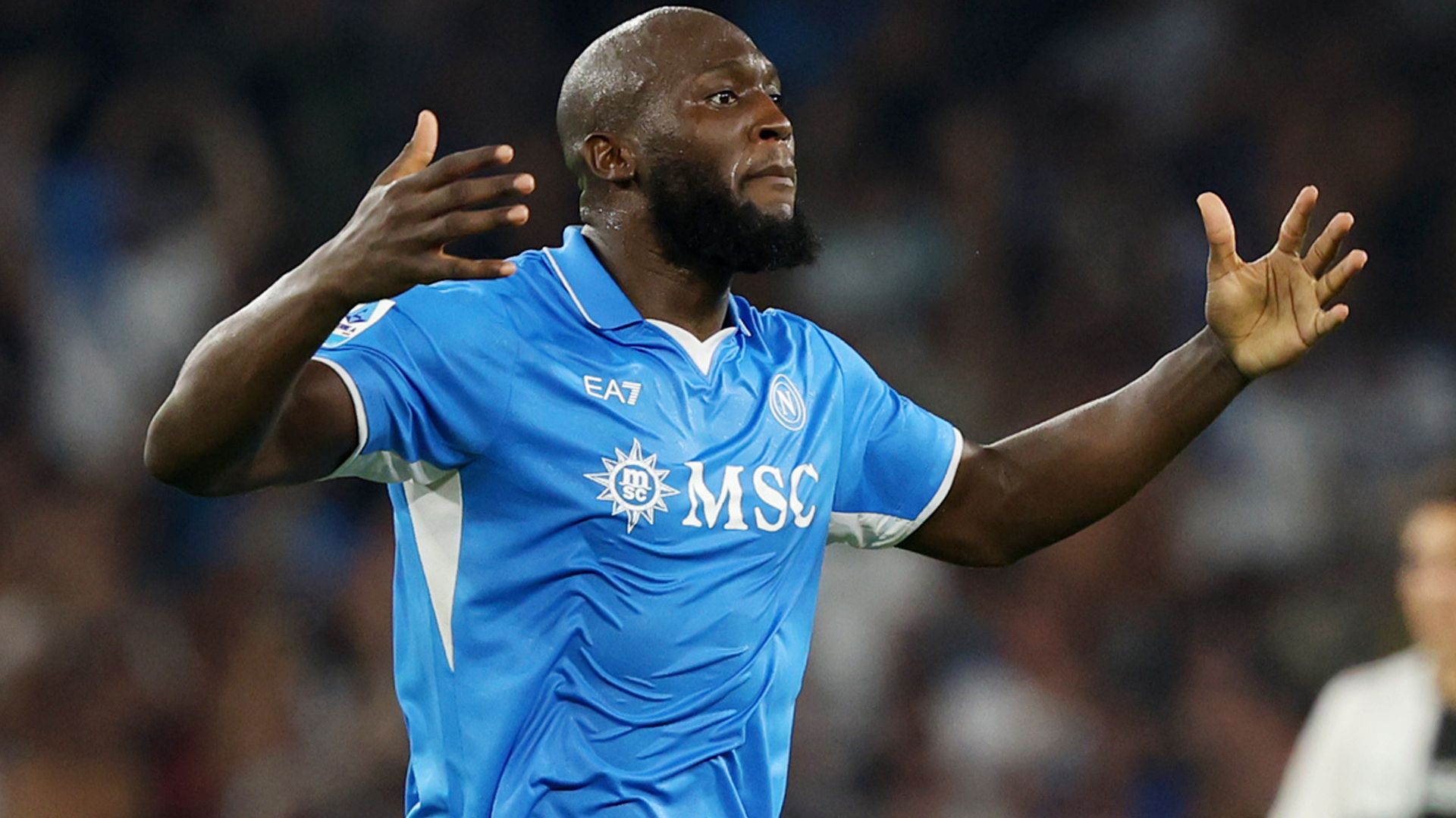 Lukaku esultanza Napoli Serie A