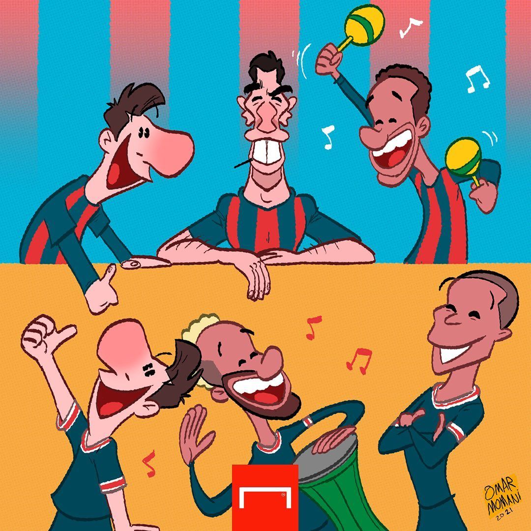 Cartoon - MSN vs MNM Trio