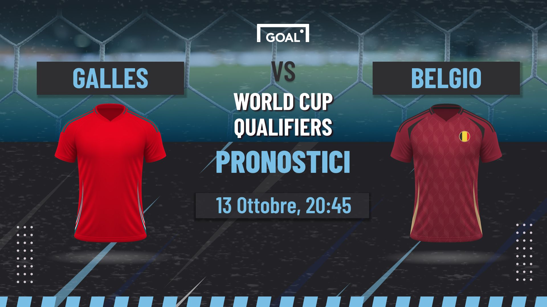 Pronostici Galles - Belgio