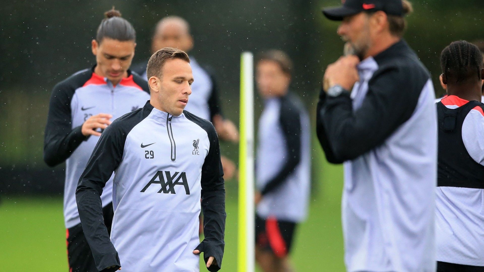 Arthur Jurgen Klopp Liverpool training 2022-23