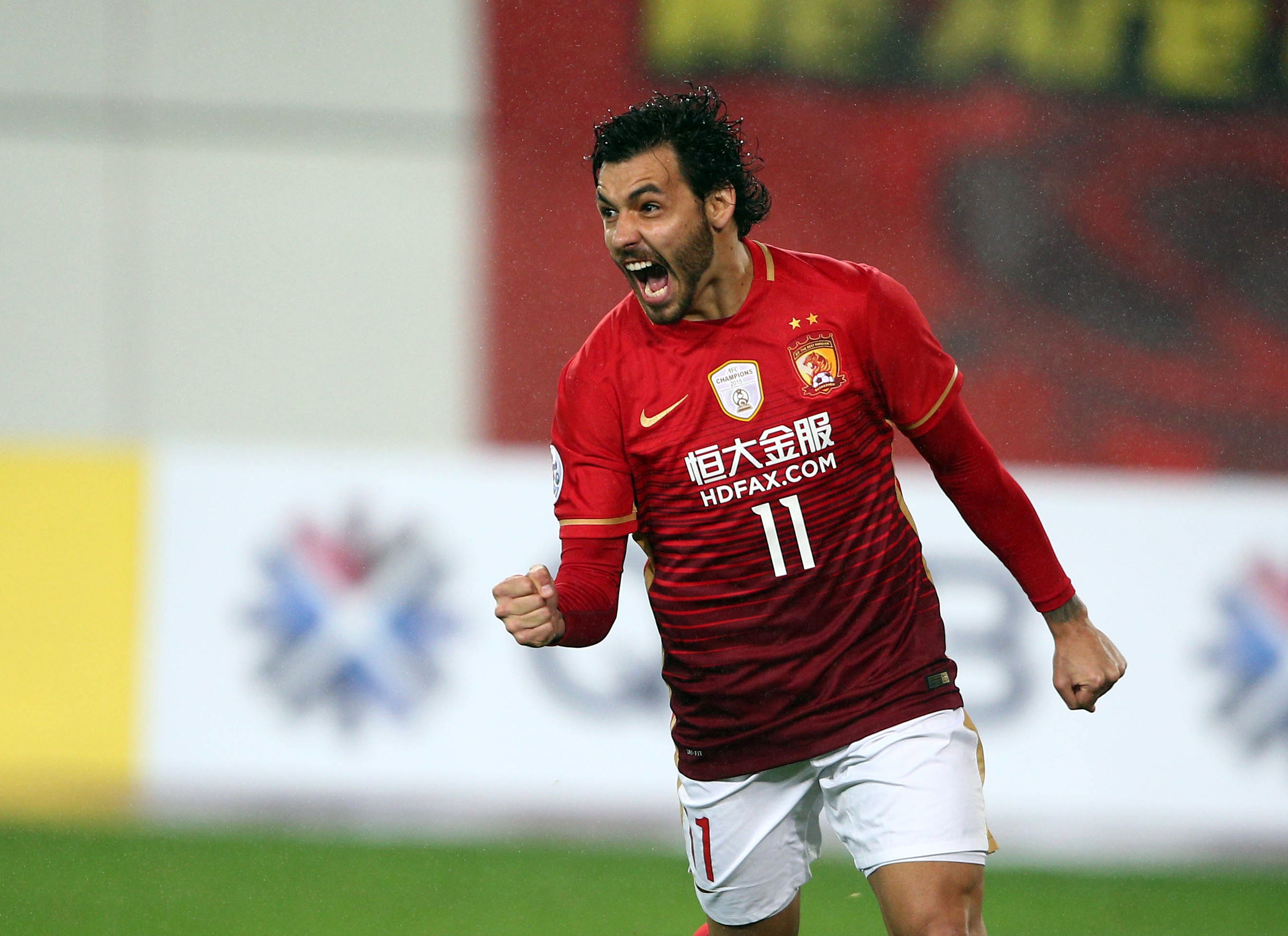 Ricardo Goulart of Guangzhou Evergrande