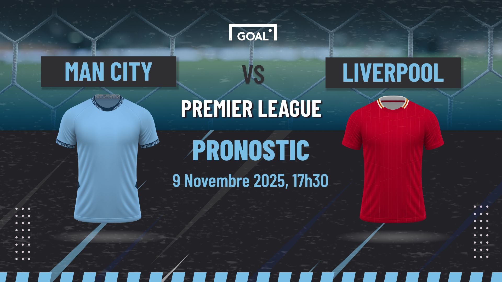 Pronostic Manchester City vs Liverpool