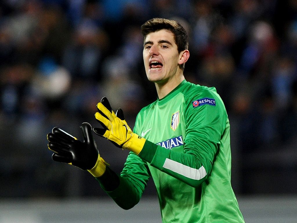 Thibaut Courtois Atletico Madrid La Liga 11272013