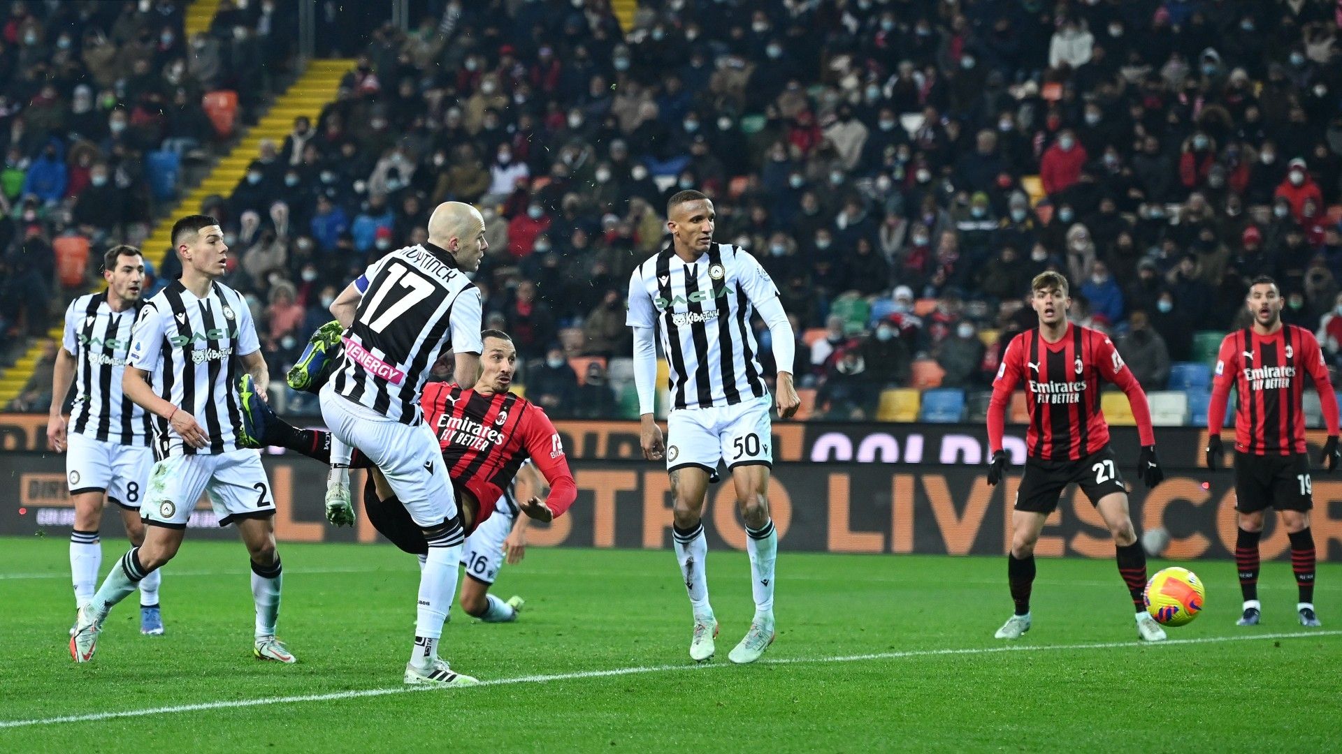 Ibrahimovic goal Udinese Milan Serie A